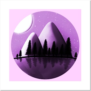 Lavender Mountain Posters and Art